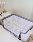 Co-Sleeper/Change Mat Fitted Waterproof Sheet | Botanical