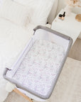 Co-Sleeper/Change Mat Fitted Waterproof Sheet | Botanical