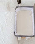 Co-Sleeper/Change Mat Fitted Waterproof Sheet | Oat
