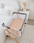 Co-Sleeper/Change Mat Fitted Waterproof Sheet | Nude