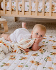 Bamboo Cotton Muslin Swaddle | Sunny Days