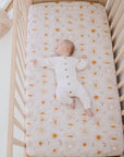 Waterproof Fitted Cot Sheet | Bohemian Sunshine