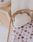 Waterproof Fitted Bassinet Sheet | Bear in There