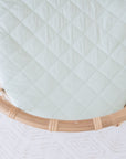 Waterproof Fitted Bassinet Sheet | Fern