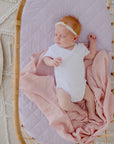 Bamboo Cotton Muslin Swaddle | Primrose
