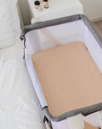 Co-Sleeper/Change Mat Fitted Waterproof Sheet | Nude