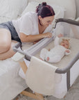 Co-Sleeper/Change Mat Fitted Waterproof Sheet | Oat