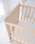 Waterproof Fitted Cot Sheet | Ivory