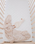 Waterproof Fitted Cot Sheet | Ivory
