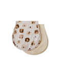 Bear in There 2 Pack Burp Cloth
