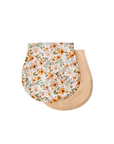 Premium Triple Layer Burp Cloth 2 Pack | Bloom & Nude