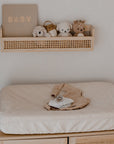 Waterproof Fitted Bassinet Sheet | Oat