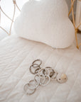 Waterproof Fitted Bassinet Sheet | Oat