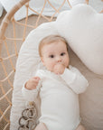 Waterproof Fitted Bassinet Sheet | Oat