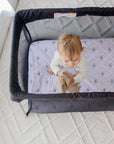 Portacot/Travel Cot Waterproof Fitted Sheet | Malibu Sand