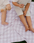 Snuggle Blanket | Blush Gingham