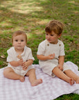 Snuggle Blanket | Blush Gingham