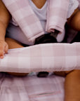 Pram Bar Cover | Blush Gingham