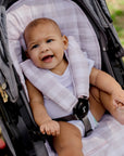 Universal Pram Liner | Blush Gingham