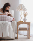 Feeding Pillow Set | Blush Gingham