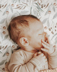 Waterproof Fitted Bassinet Sheet | Botanical