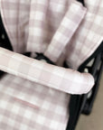 Pram Bar Cover | Blush Gingham