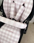 Universal Pram Liner | Blush Gingham