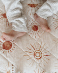 Waterproof Fitted Bassinet Sheet | Bohemian Sunshine