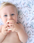 Waterproof Fitted Bassinet Sheet | Botanical