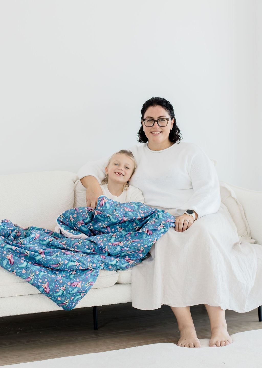Weighted Sensory Blanket with Waterproof Cover - Mermaid Magic