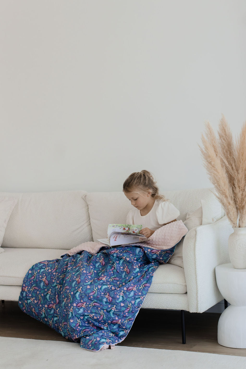 Weighted Sensory Blanket with Waterproof Cover - Mermaid Magic