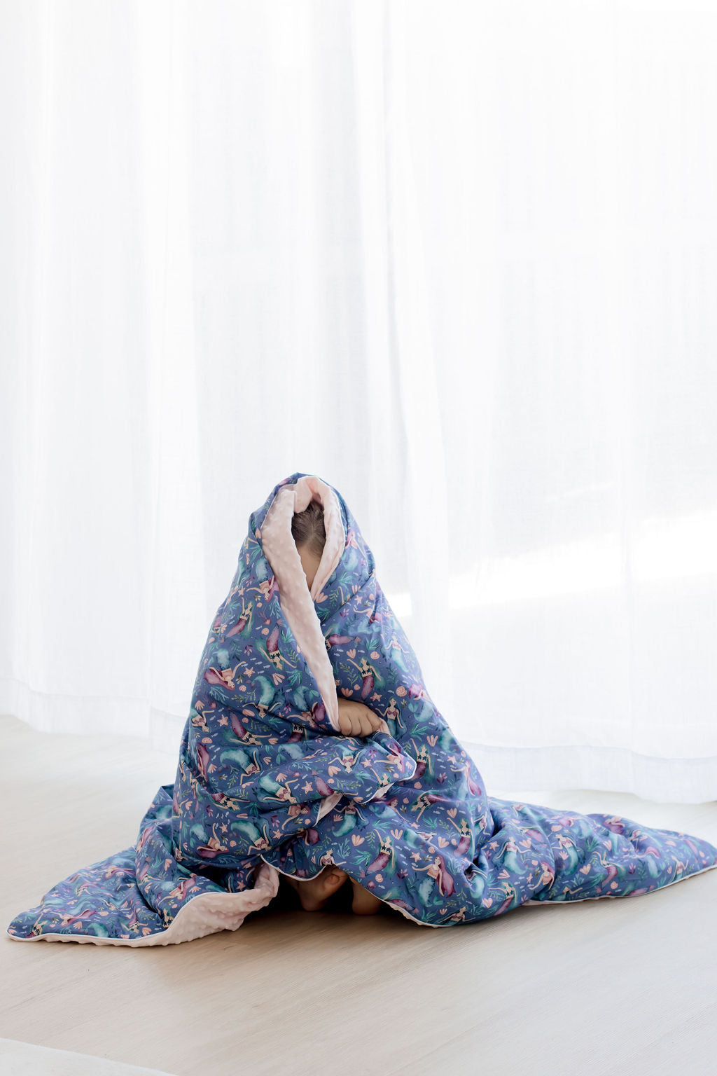 Weighted Sensory Blanket with Waterproof Cover - Mermaid Magic