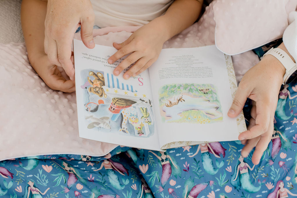 Weighted Sensory Blanket with Waterproof Cover - Mermaid Magic