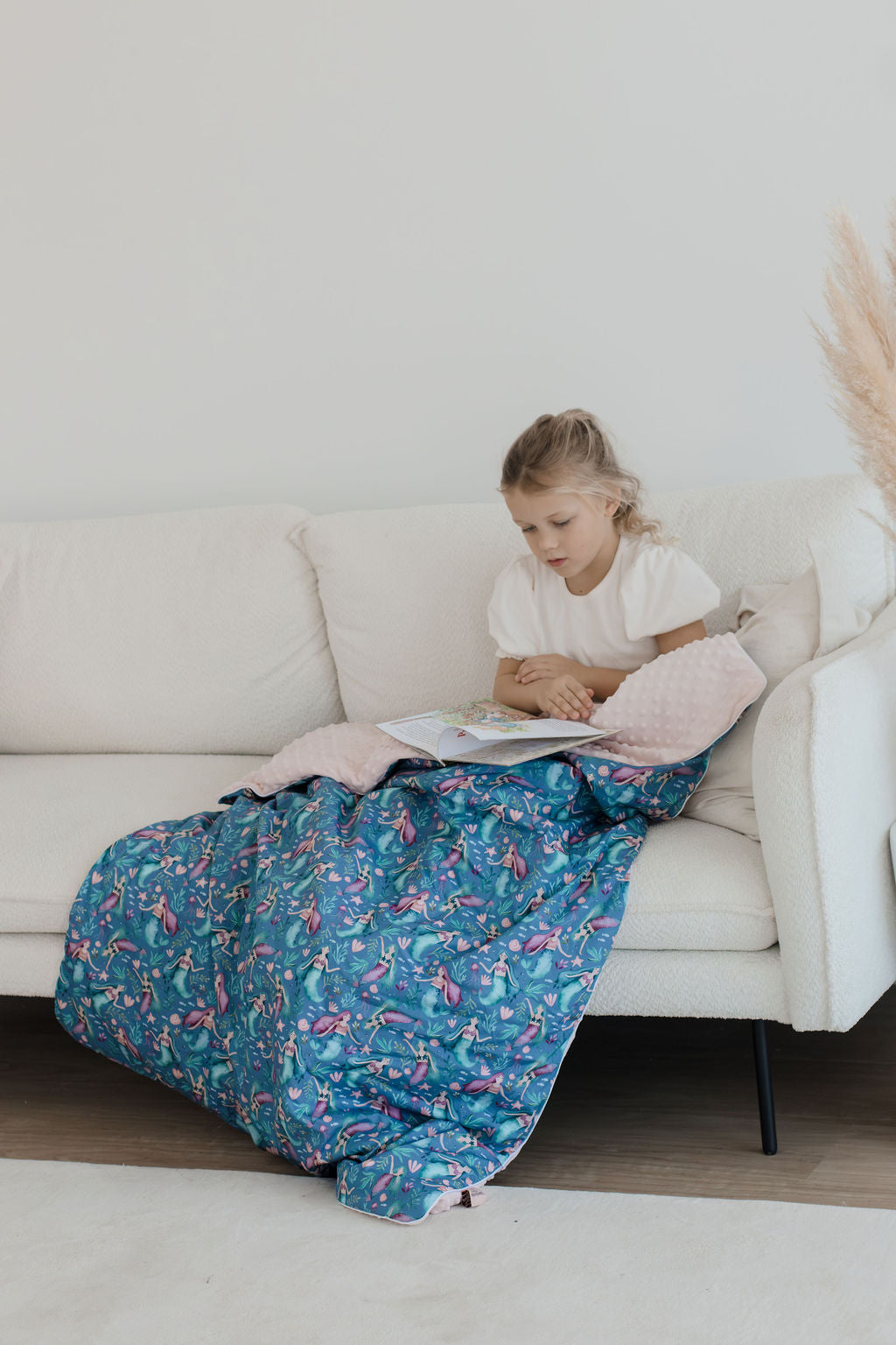 Weighted Sensory Blanket with Waterproof Cover - Mermaid Magic