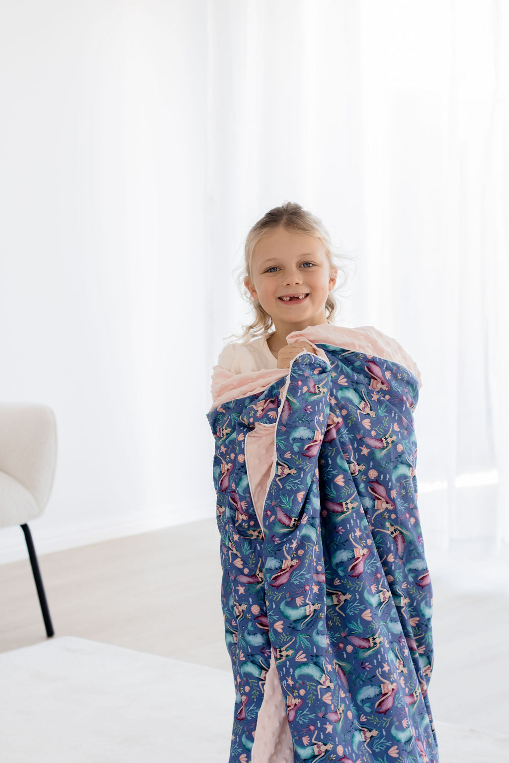 Weighted Sensory Blanket with Waterproof Cover - Mermaid Magic