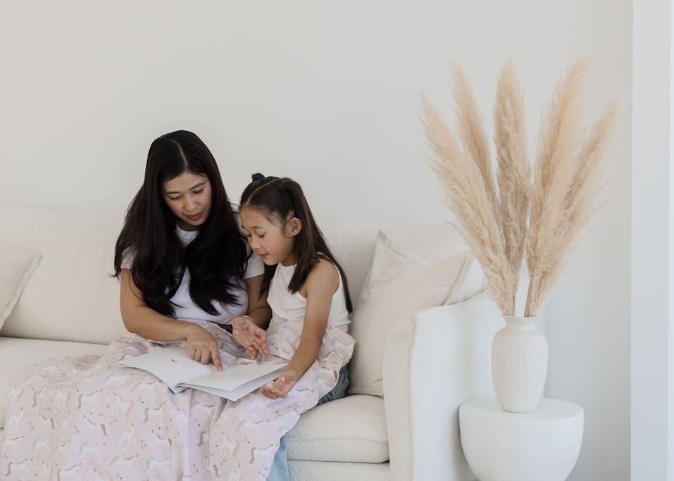 Weighted Sensory Blanket with Waterproof Cover - Unicorn Fairy Floss