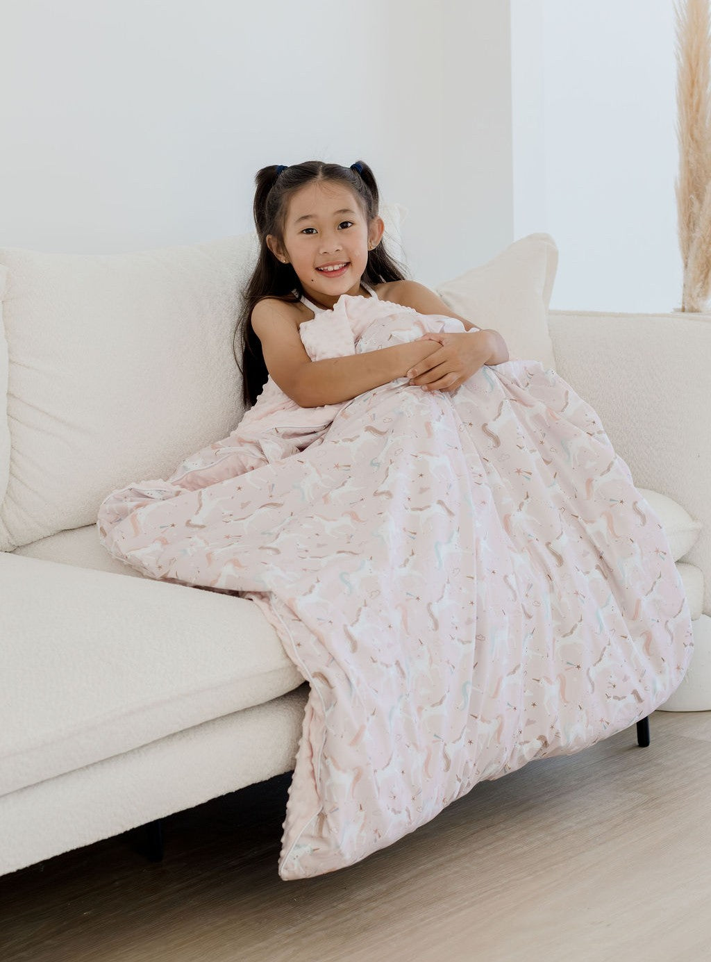 Weighted Sensory Blanket with Waterproof Cover - Unicorn Fairy Floss