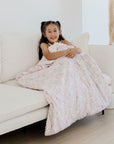 Weighted Sensory Blanket with Waterproof Cover - Unicorn Fairy Floss