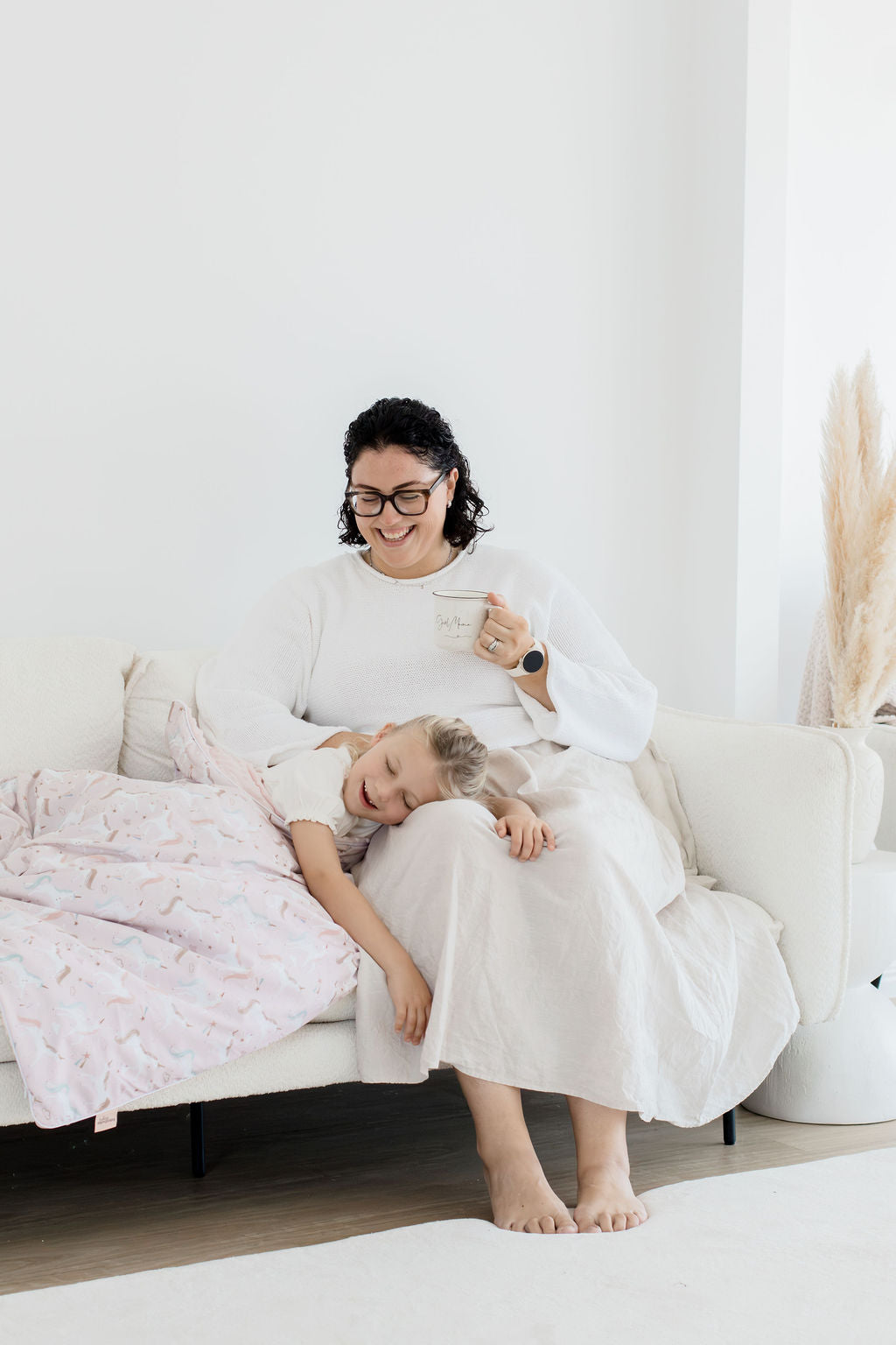 Weighted Sensory Blanket with Waterproof Cover - Unicorn Fairy Floss