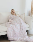 Weighted Sensory Blanket with Waterproof Cover - Unicorn Fairy Floss