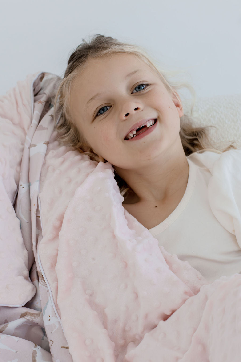 Weighted Sensory Blanket with Waterproof Cover - Unicorn Fairy Floss