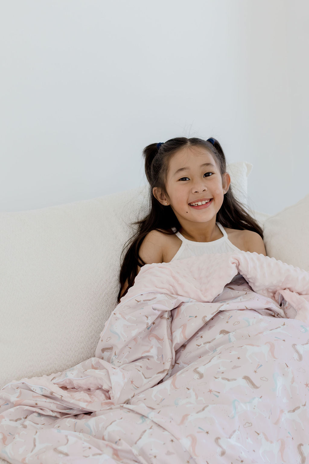 Weighted Sensory Blanket with Waterproof Cover - Unicorn Fairy Floss