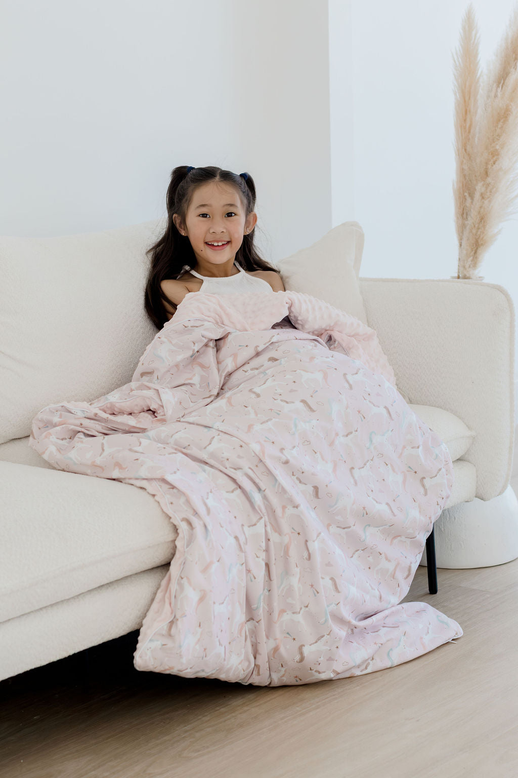 Weighted Sensory Blanket with Waterproof Cover - Unicorn Fairy Floss
