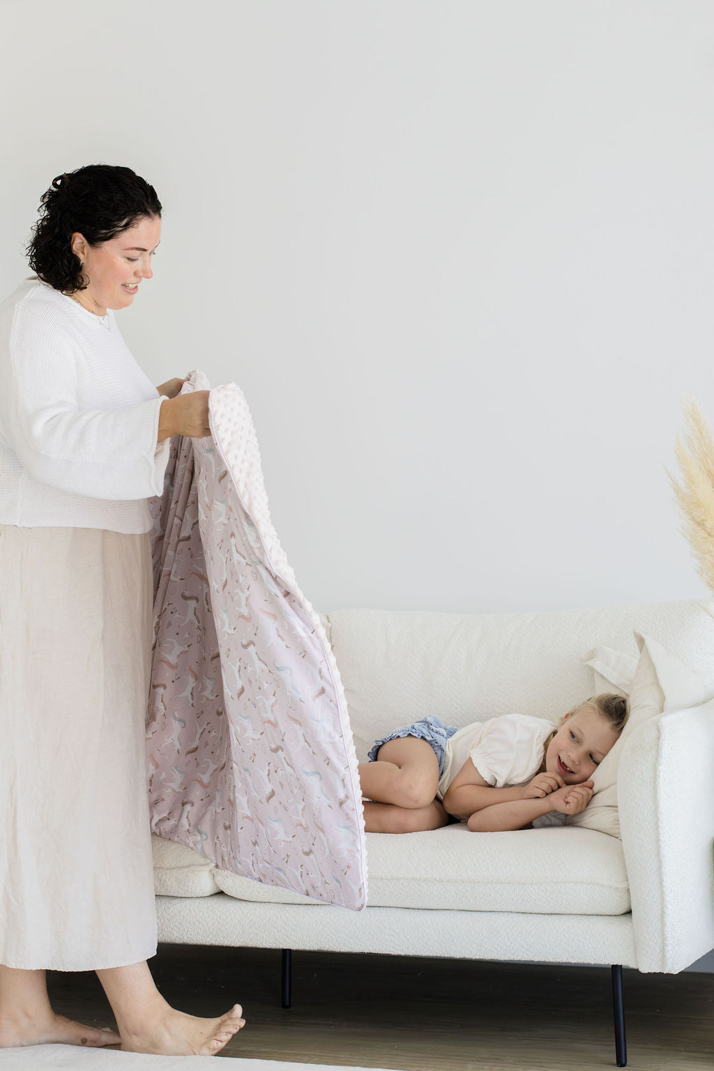 Weighted Sensory Blanket with Waterproof Cover - Unicorn Fairy Floss