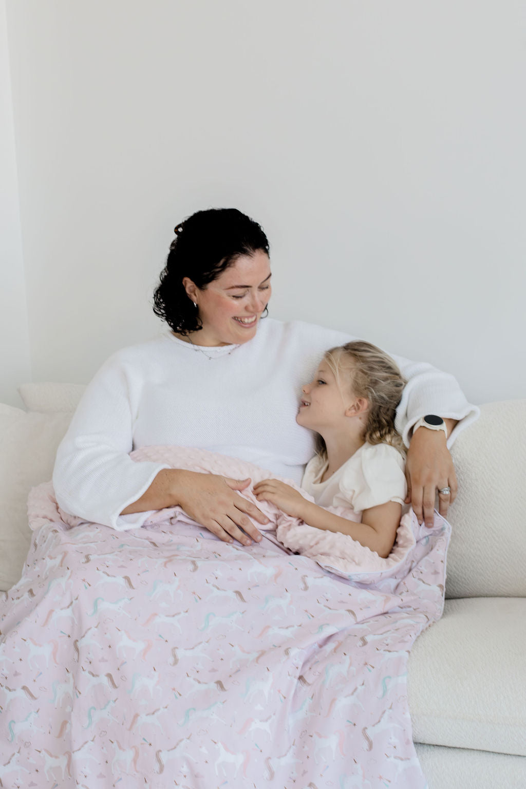 Weighted Sensory Blanket with Waterproof Cover - Unicorn Fairy Floss