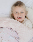 Weighted Sensory Blanket with Waterproof Cover - Unicorn Fairy Floss