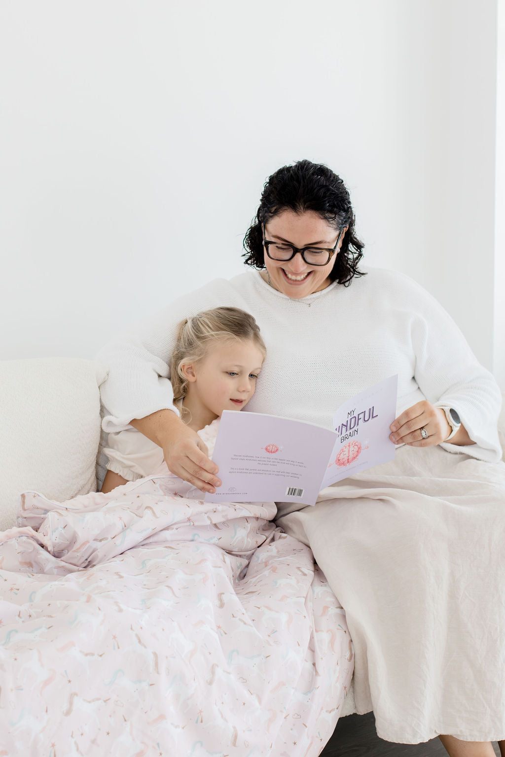 Weighted Sensory Blanket with Waterproof Cover - Unicorn Fairy Floss