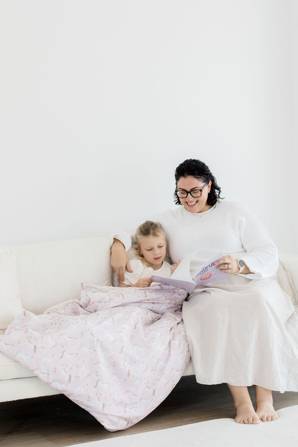 Weighted Sensory Blanket with Waterproof Cover - Unicorn Fairy Floss