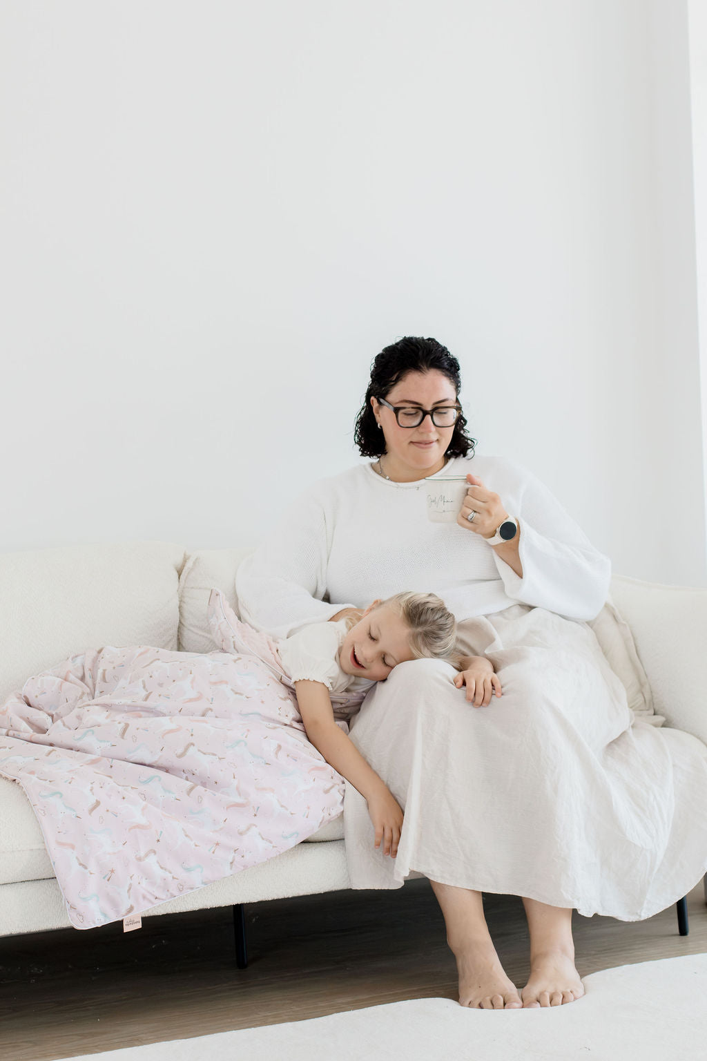 Weighted Sensory Blanket with Waterproof Cover - Unicorn Fairy Floss