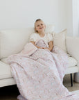 Weighted Sensory Blanket with Waterproof Cover - Unicorn Fairy Floss